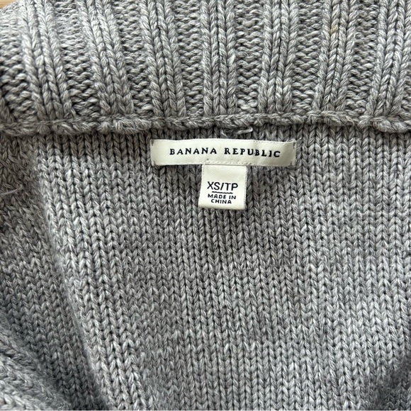 Banana Republic Gray Double-Breasted Cardigan - Picture 2 of 4